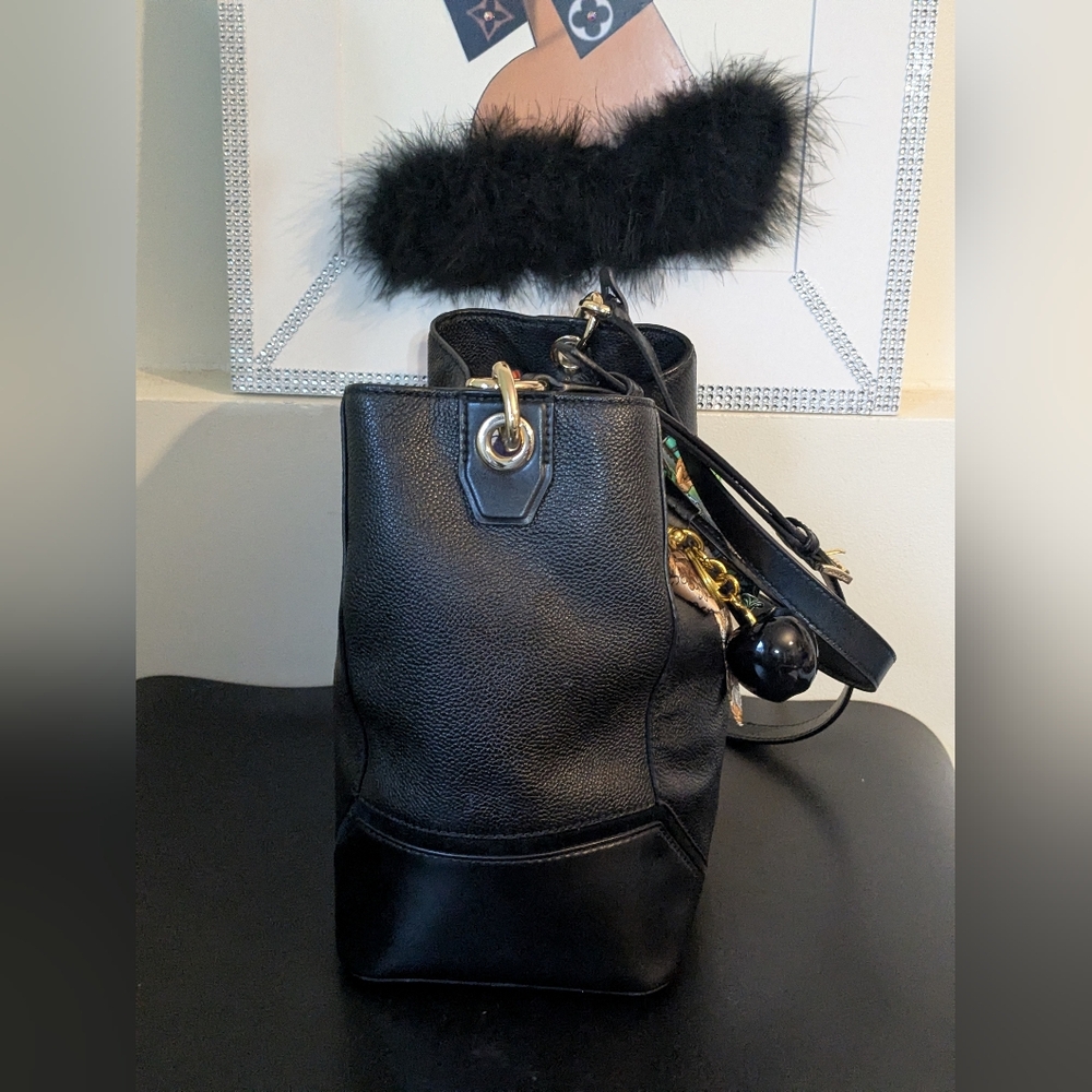 Michael Kors Nicole Leather Bucket Drawstring Crossbody Bag - Picture 11 of 14